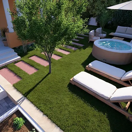 Luna Serene Garden - Jacuzzi & Gym * Zadar