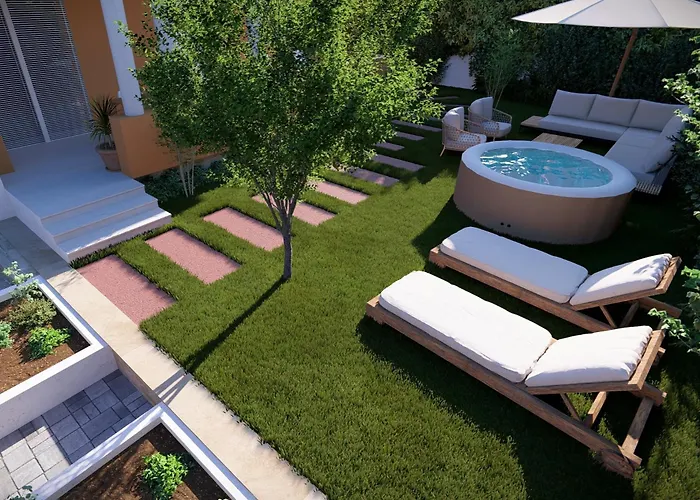 Luna Serene Garden - Jacuzzi & Gym * Zadar